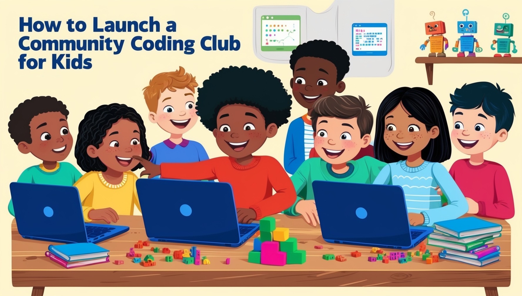 How to Launch a Community Coding Club for Kids