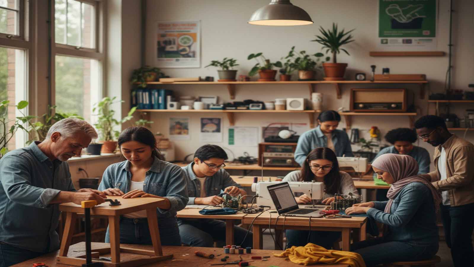 Organizing a Repair Café to Fix Broken Items Together